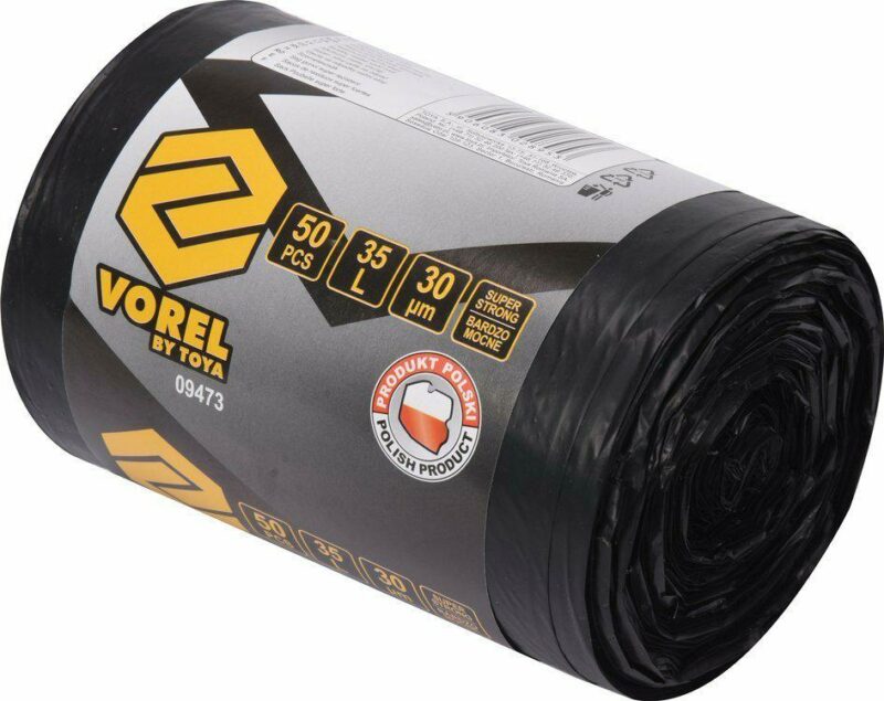 VOREL WORKI SUPER MOCNE NA ODPADY 35l  30µm /50szt. 09473-