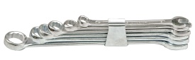 VOREL KLUCZE PŁASKO - OCZKOWE KOMPLET 8szt.  (6-19mm)   51590-TOYA