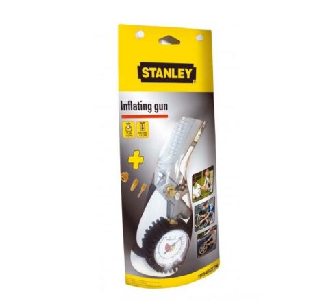 STANLEY PISTOLET DO POMPOWANIA Z MANOMETREM + 3 DYSZE-STANLEY