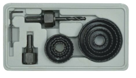 VOREL OTWORNICE DO DREWNA KOMPLET 8 elem. 19-64mm  22570-TOYA
