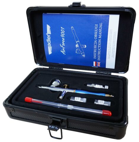 ADLER AEROGRAF AIRFORCE AD-9001 W ZESTAWIE DYSZE  0