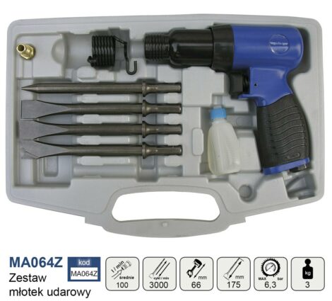 ADLER  ZESTAW MŁOTEK UDAROWY 190mm MA064Z-ADLER