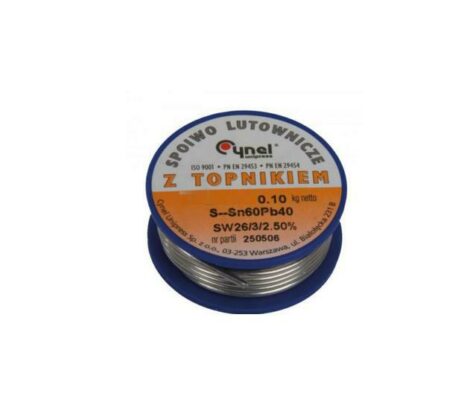 CYNA 2.0mm SZPULA 100g Sn60Pb40-CYNEL Unipress