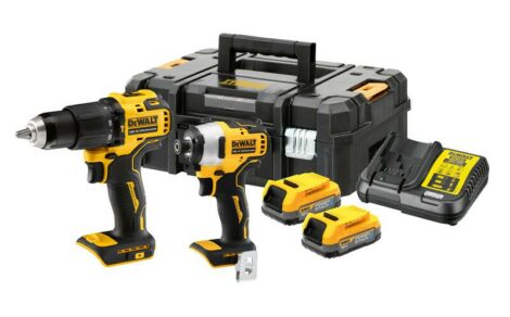 DEWALT ZESTAW COMBO 18V WKRĘTARKA UDAROWA DCD709 + ZAKRĘTARKA DCF809 2x1