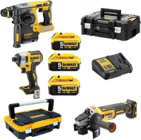 DEWALT.ZESTAW COMBO 18V (DCF887+DCH273+DCG405) DCK305P3T-QW-DEWALT