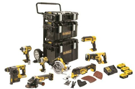 DEWALT.ZESTAW COMBO 18V (DCD996+DCF887+DCG405+DCH273+DCS355+DCS367+DCS570+DCL050) 4x5