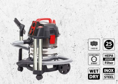 NAC ODKURZACZ PRZEMYSŁOWY 25L 1400W VC140S-25-KL-NAC