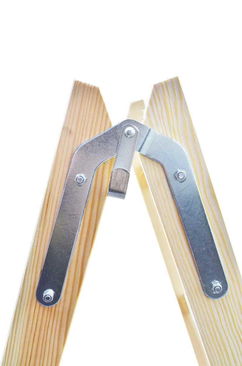 AWTOOLS DRABINA DREWNIANA  2x 7 STOPNI 150KG - AWTOOLS - obrazek 2