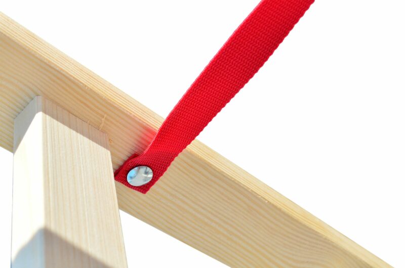 AWTOOLS DRABINA DREWNIANA  2x 7 STOPNI 150KG - AWTOOLS - obrazek 3